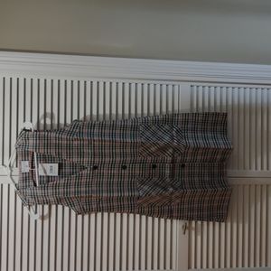 Pinafore jumper dress NWT size large retro plaid